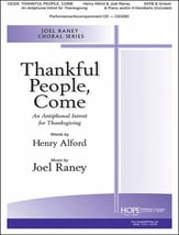 Thankful People, Come SATB choral sheet music cover